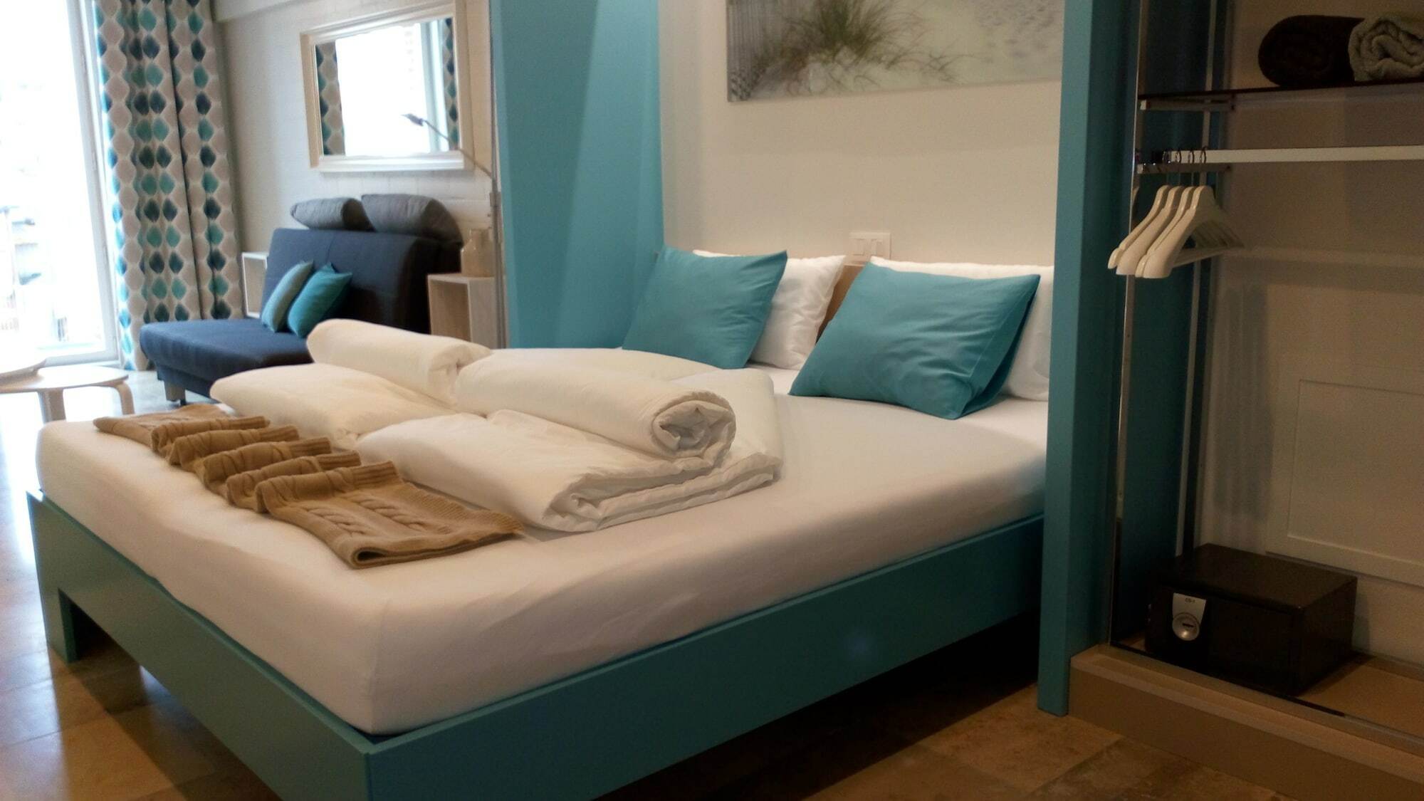 Bed Aan Zee Kabine7 Coxyde Extérieur photo